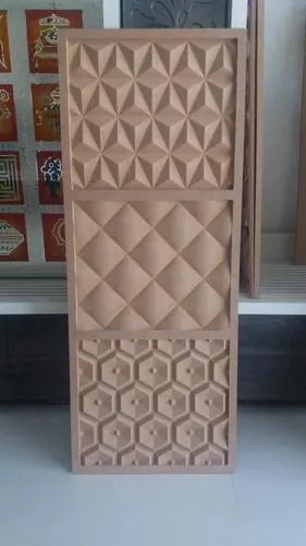 MDF 3D geometric pattern door panel
